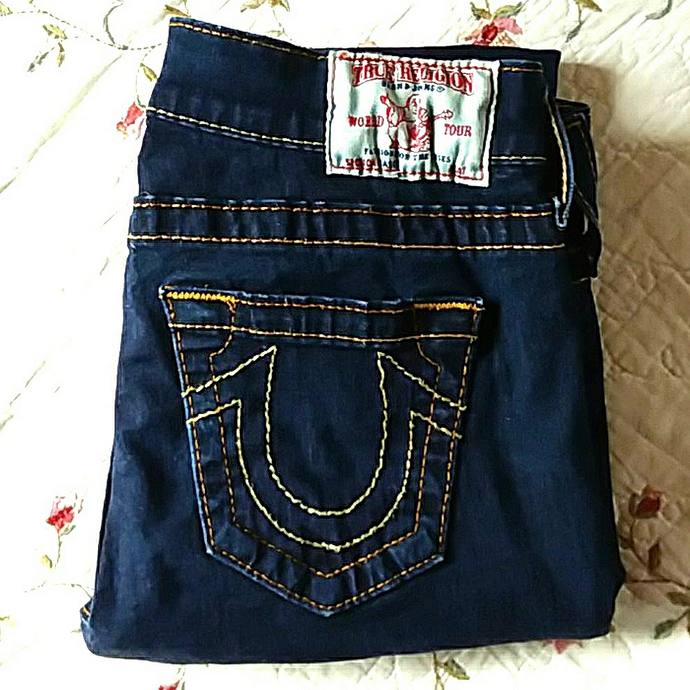 SOLD TRUE RELIGION size 27X28 Casey jeggings - Picture 1 of 11